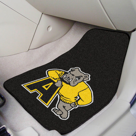 Adrian College Bulldogs Front Carpet Car Mat Set - 2 Pieces