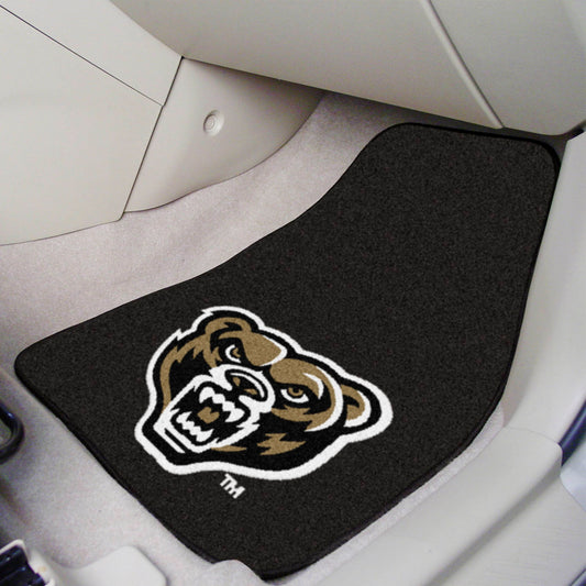 Oakland Golden Grizzlies Front Carpet Car Mat Set - 2 Pieces