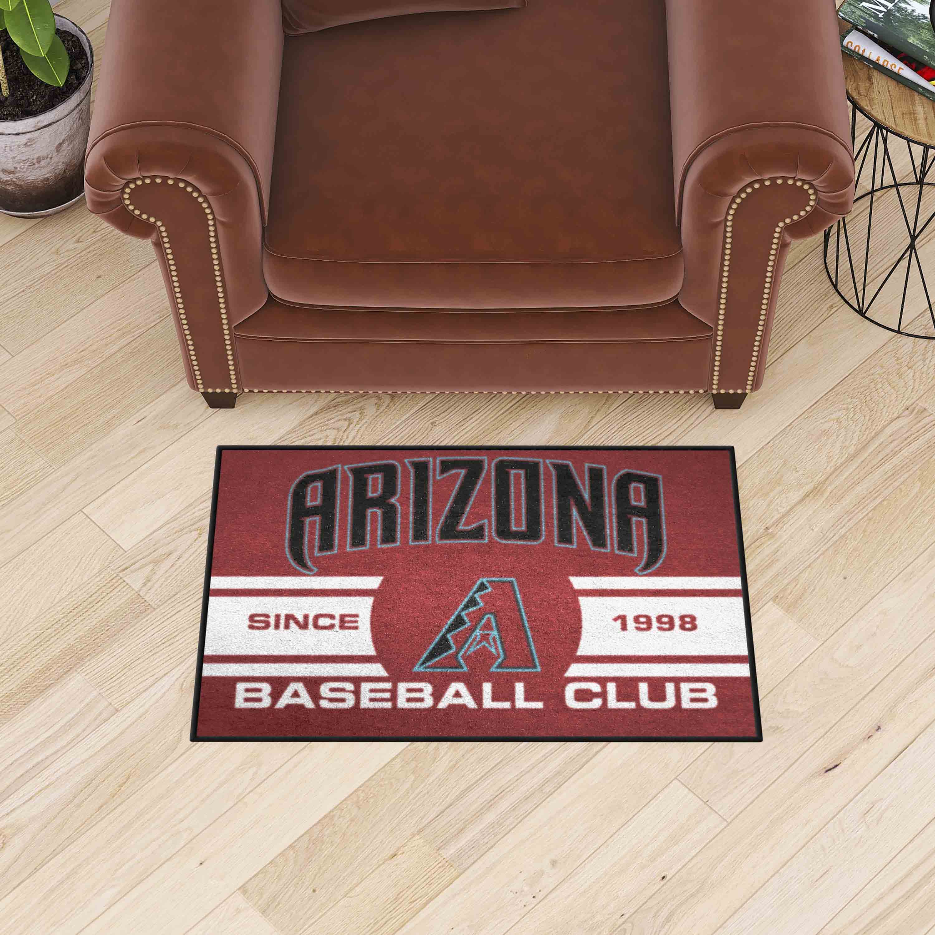 Arizona Diamondbacks Starter Mat Accent Rug - 19in. x 30in., Uniform Design