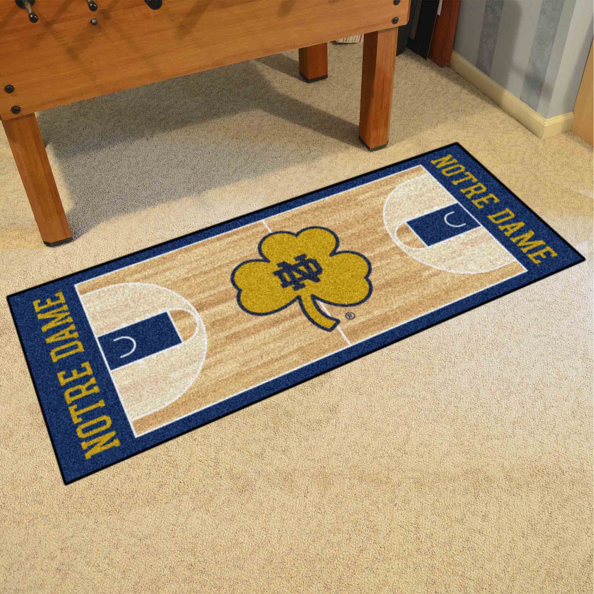 Notre Dame Fighting Irish Court Runner Rug - 30in. x 72in.