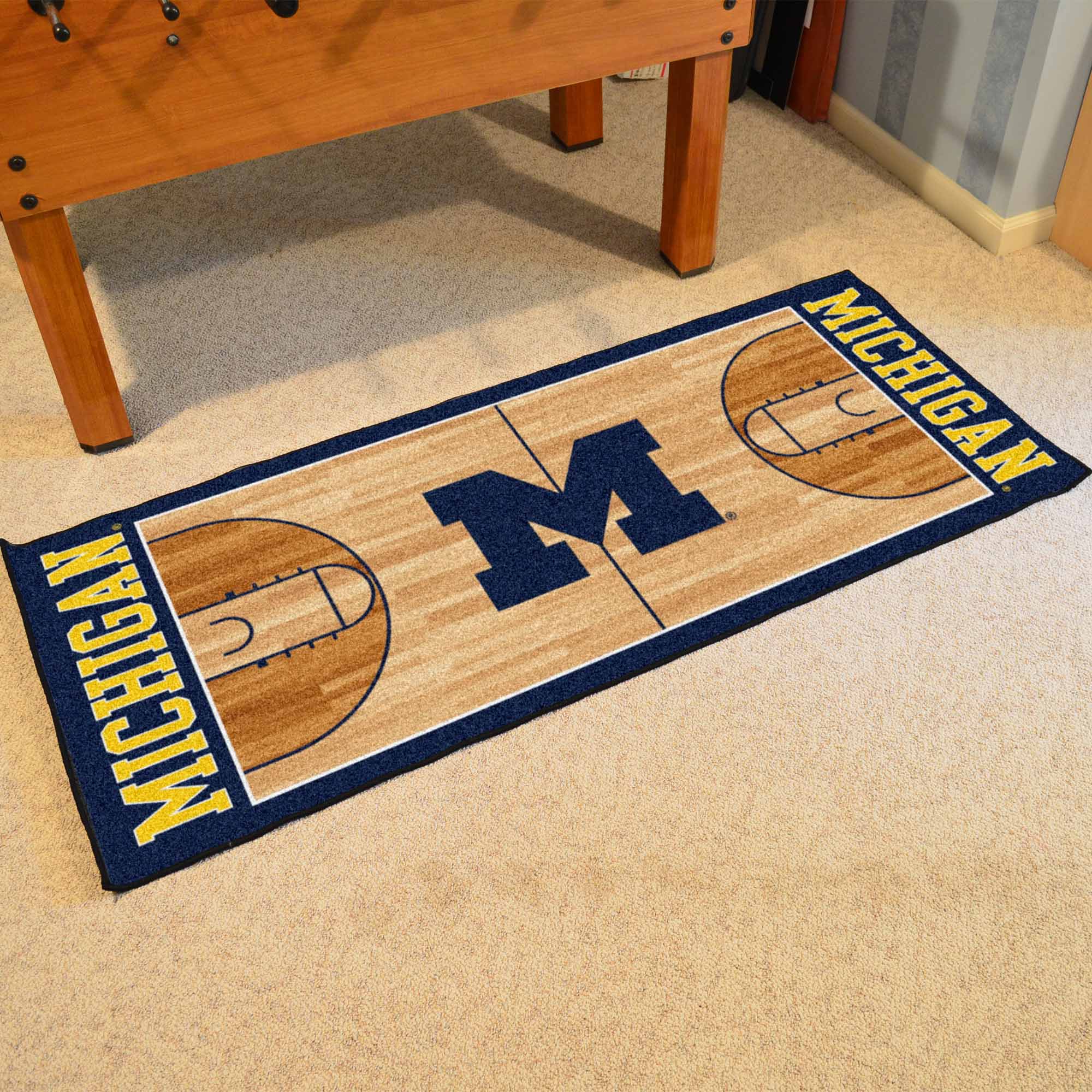 Michigan Wolverines Court Runner Rug - 30in. x 72in.