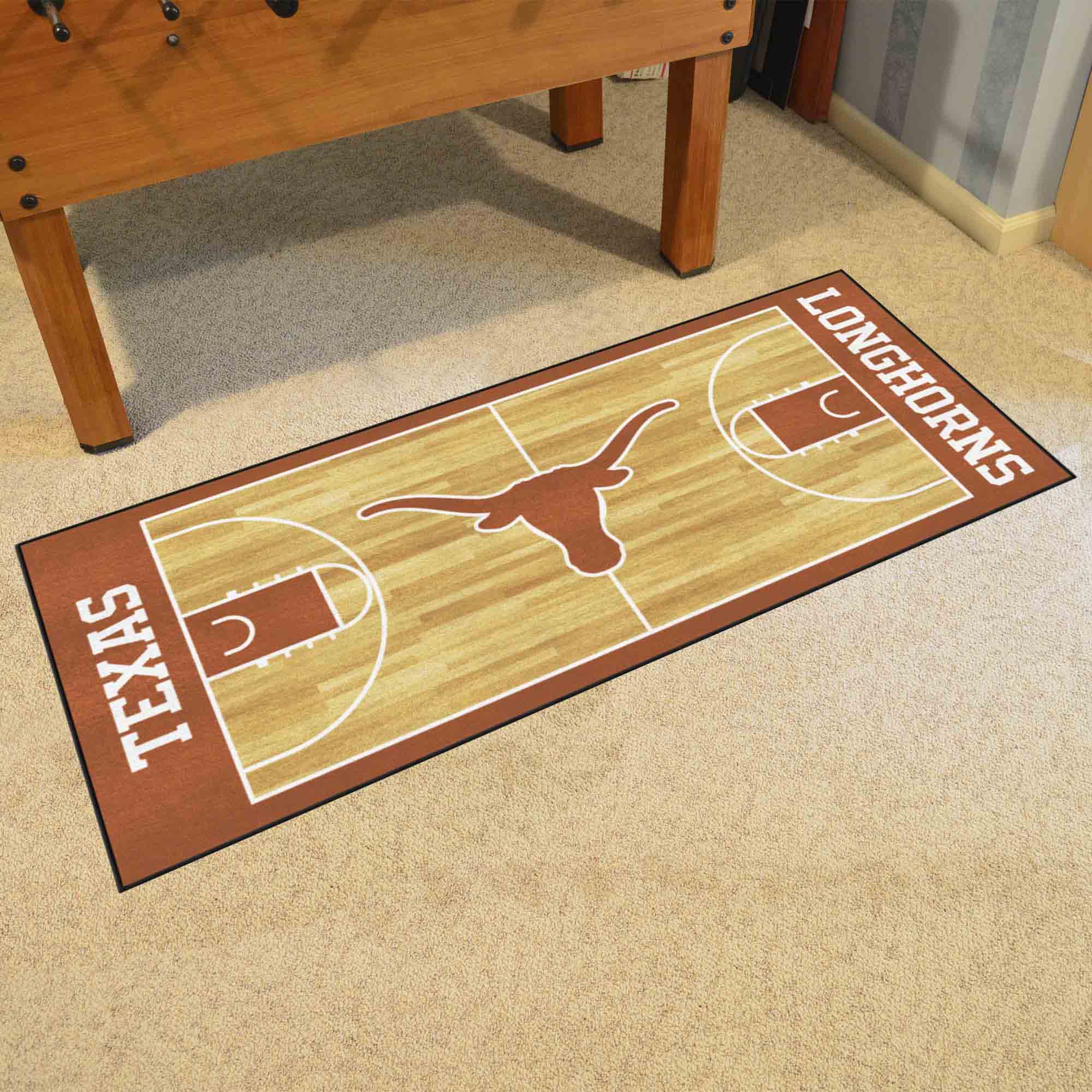 Texas Longhorns Court Runner Rug - 30in. x 72in.