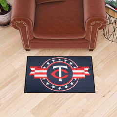 Minnesota Twins Starter Mat Accent Rug - 19in. x 30in. Patriotic Starter Mat