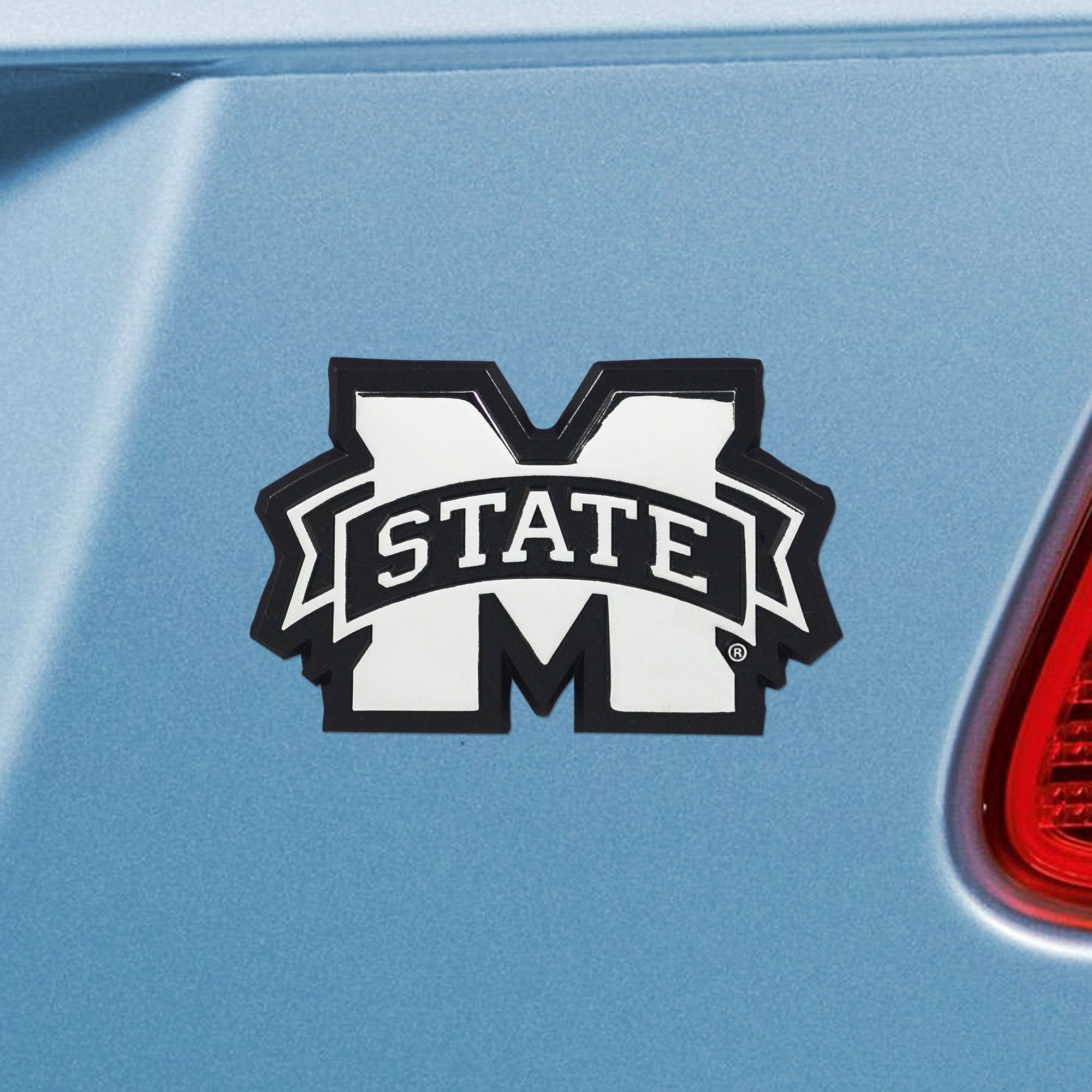 Mississippi State Bulldogs 3D Chrome Metal Emblem - Mississippi State