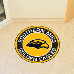 Southern Miss Golden Eagles Roundel Rug - 27in. Diameter