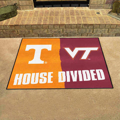 House Divided - Tennessee / Virginia Tech House Divided House Divided Rug - 34 in. x 42.5 in. - House Divided - Tennessee / Virginia Tech