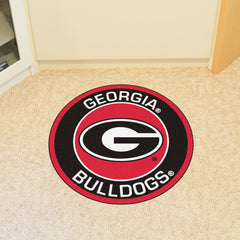 Georgia Bulldogs Roundel Rug - 27in. Diameter