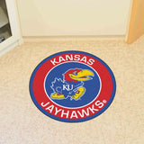 Kansas Jayhawks Roundel Rug - 27in. Diameter