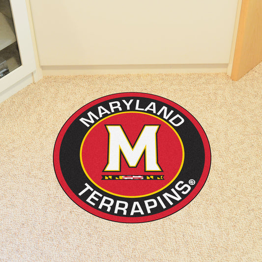 Maryland Terrapins Roundel Rug - 27in. Diameter