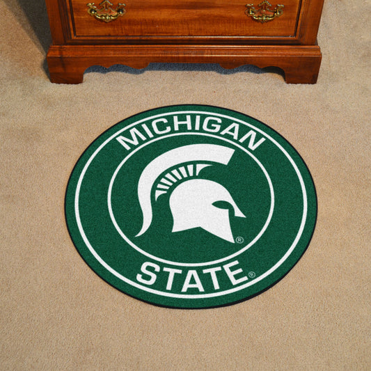 Michigan State Spartans Roundel Rug - 27in. Diameter