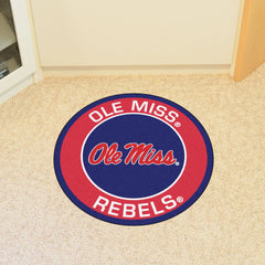 Ole Miss Rebels Roundel Rug - 27in. Diameter