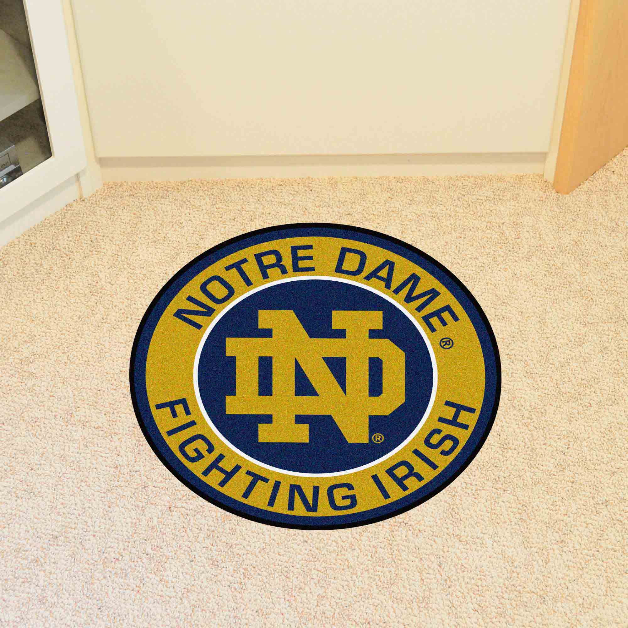 Notre Dame Fighting Irish Roundel Rug - 27in. Diameter