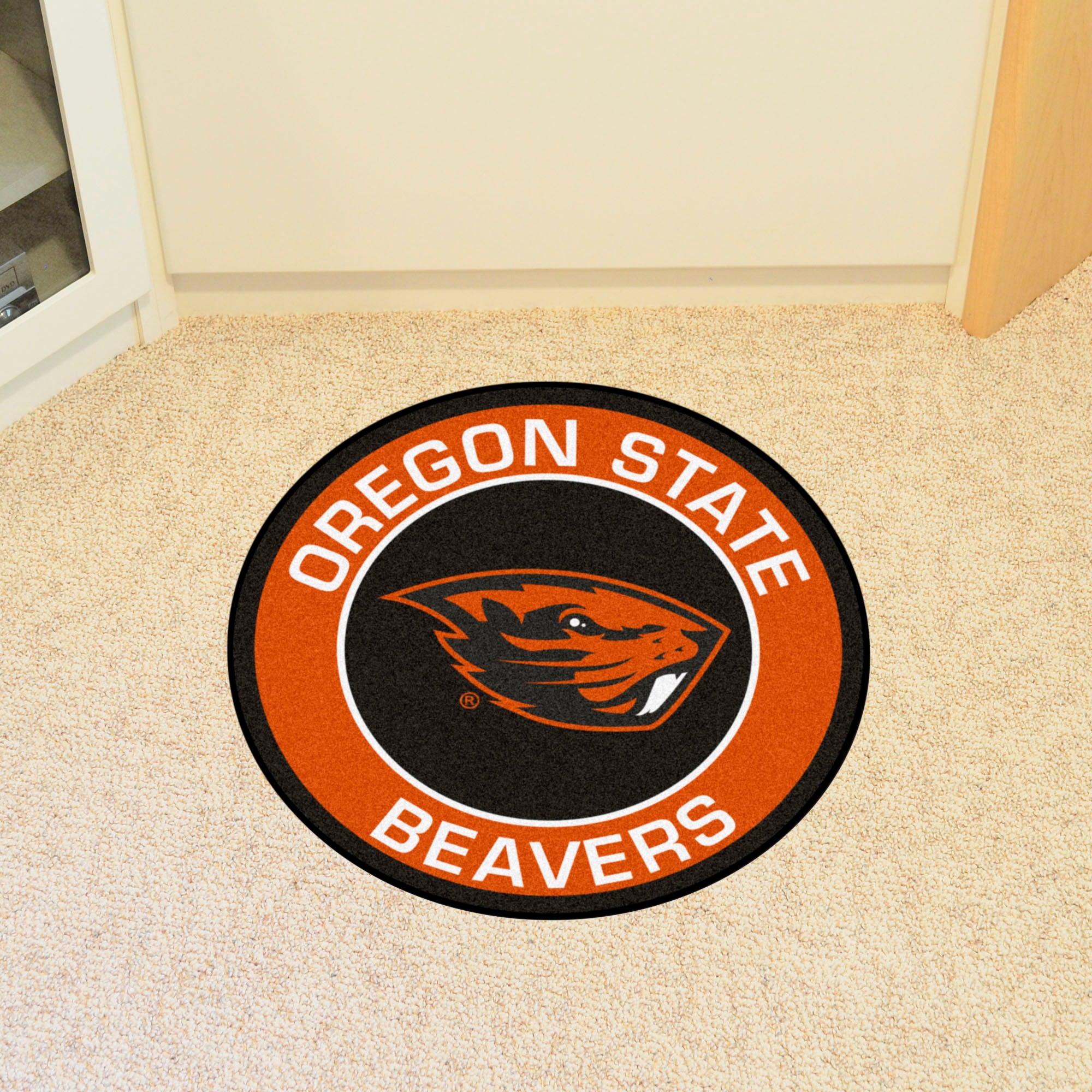 Oregon State Beavers Roundel Rug - 27in. Diameter