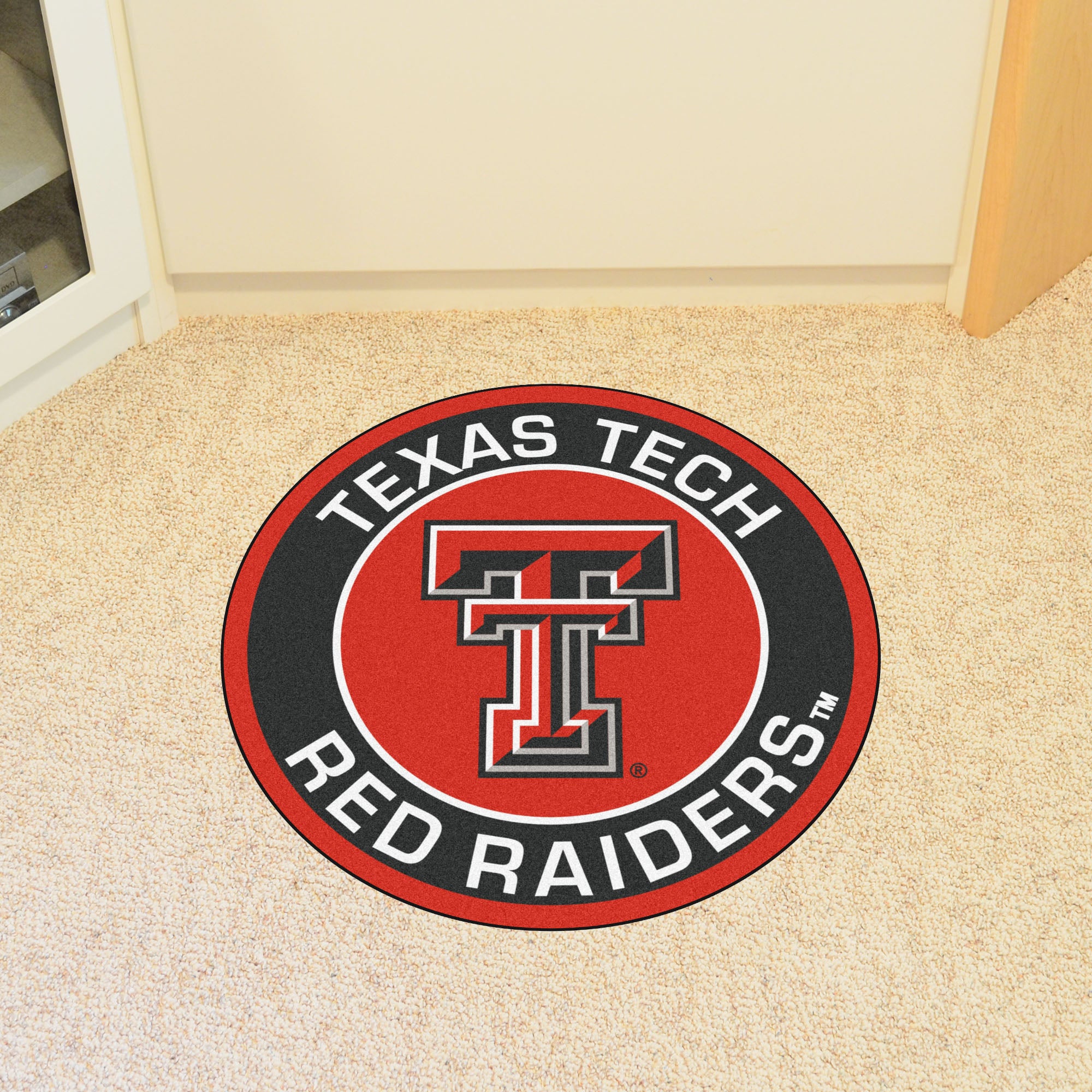 Texas Tech Red Raiders Roundel Rug - 27in. Diameter