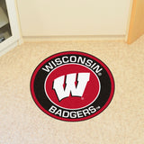 Wisconsin Badgers Roundel Rug - 27in. Diameter