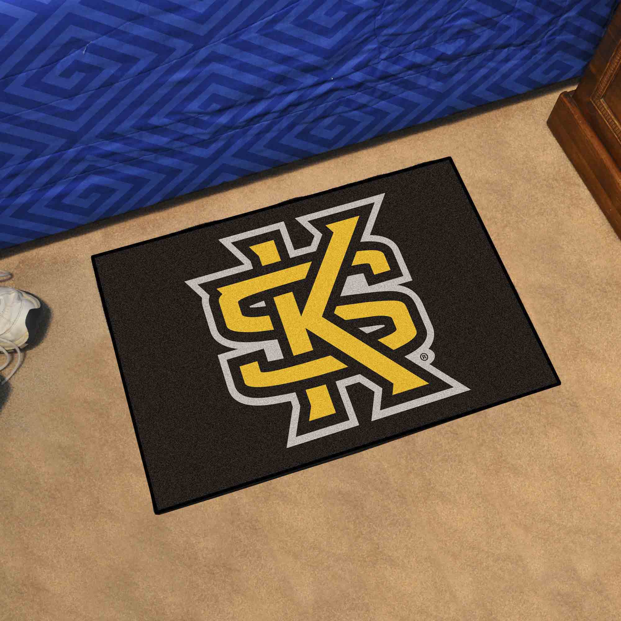 Kennesaw State Owls Starter Mat Accent Rug - 19in. x 30in., KS