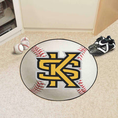 Kennesaw State Owls Baseball Rug - 27in. Diameter, KS