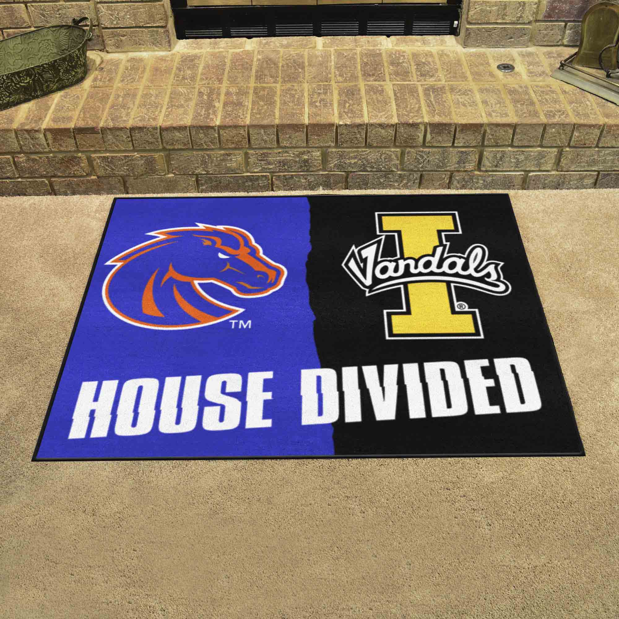 House Divided - Boise State / Idaho House Divided House Divided Rug - 34 in. x 42.5 in. - House Divided - Boise State / Idaho