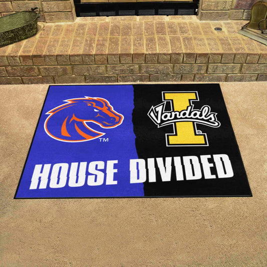 House Divided - Boise State / Idaho House Divided House Divided Rug - 34 in. x 42.5 in. - House Divided - Boise State / Idaho