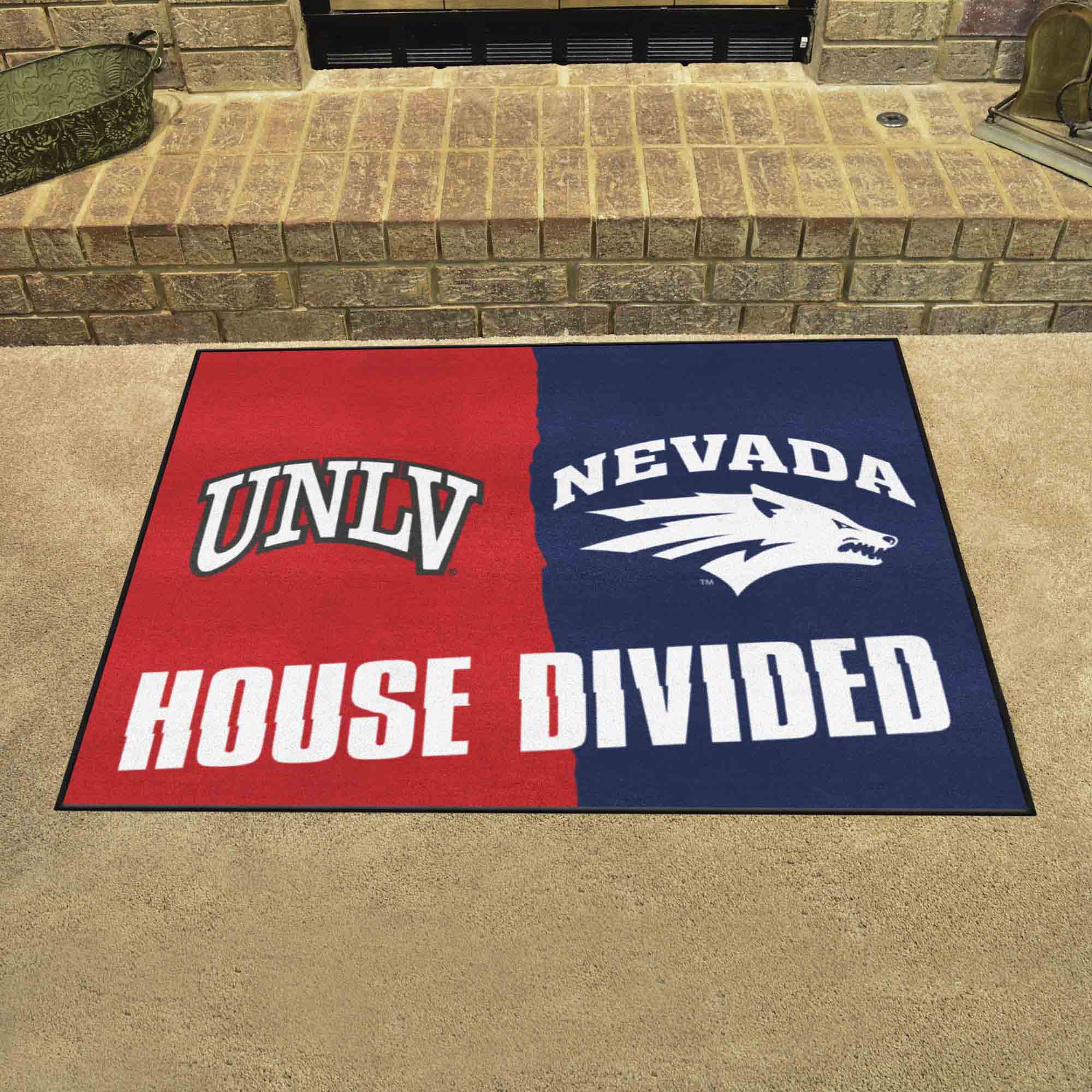 House Divided - UNLV / Nevada House Divided House Divided Rug - 34 in. x 42.5 in. - House Divided - UNLV / Nevada