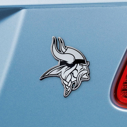 Minnesota Vikings 3D Chrome Metal Emblem - Minnesota Vikings