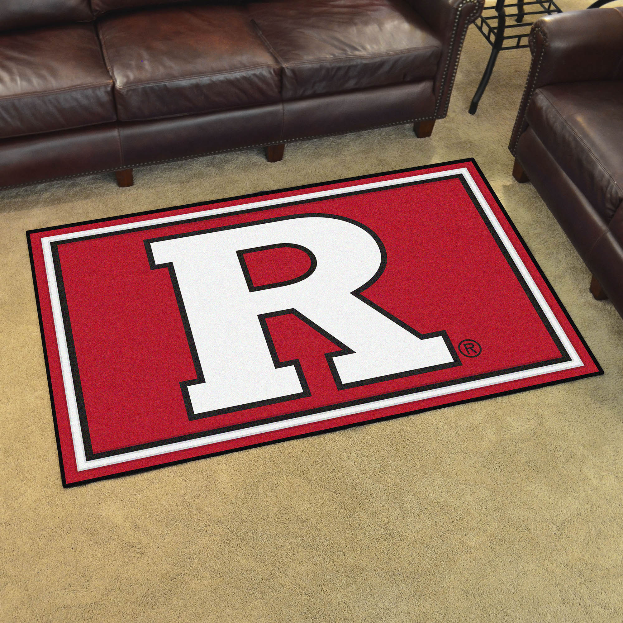 Rutgers Scarlett Knights 4ft. x 6ft. Plush Area Rug