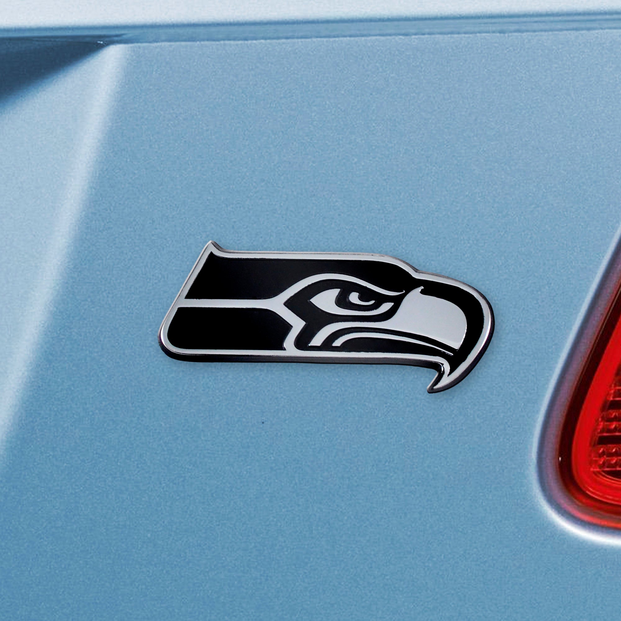 Seattle Seahawks 3D Chrome Metal Emblem