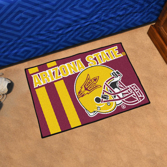 Arizona State Sun Devils Starter Mat Accent Rug - 19in. x 30in., Unifrom Design