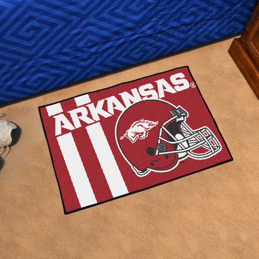 Arkansas Razorbacks Starter Mat Accent Rug - 19in. x 30in., Unifrom Design