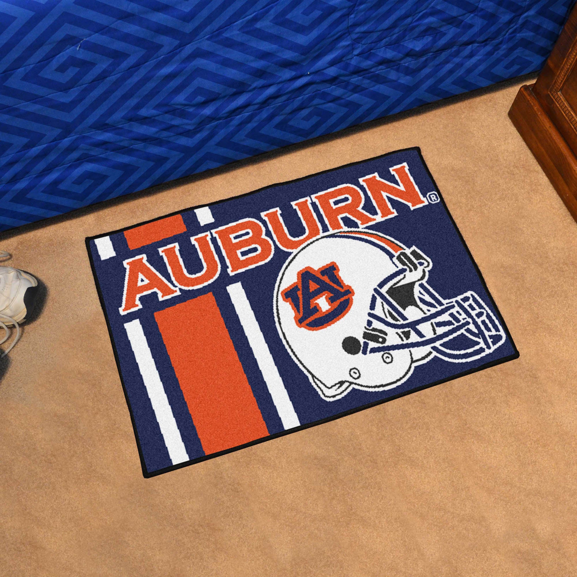 Auburn Tigers Starter Mat Accent Rug - 19in. x 30in., Unifrom Design