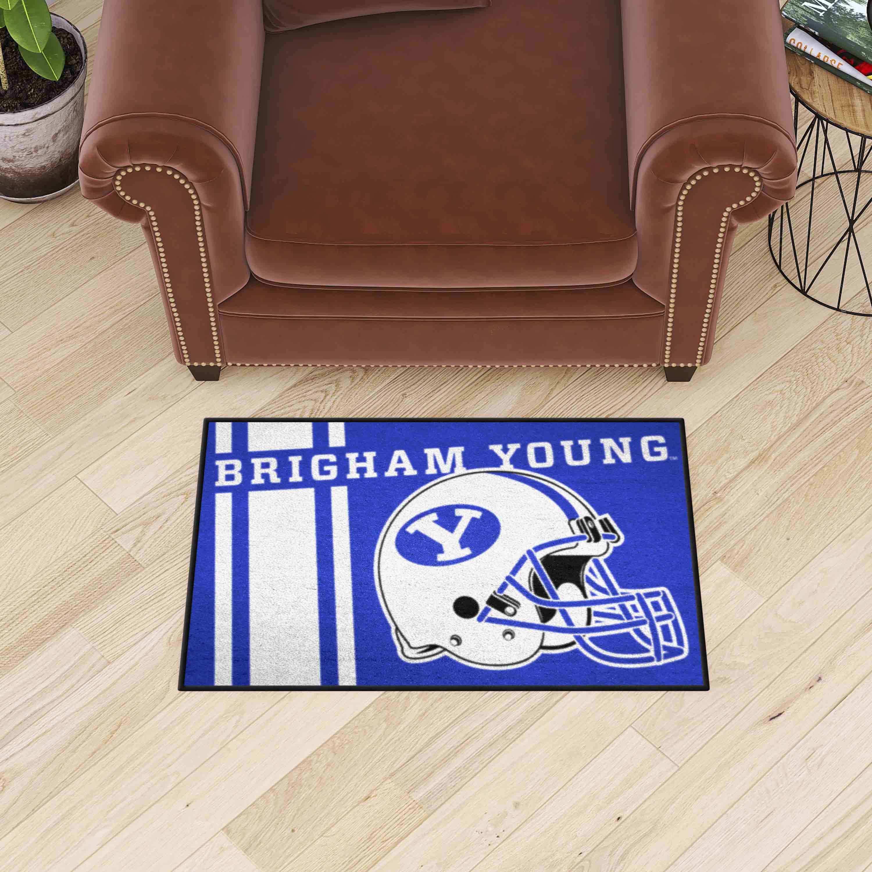 BYU Cougars Starter Mat Accent Rug - 19in. x 30in., Unifrom Design