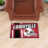 Louisville Cardinals Starter Mat Accent Rug - 19in. x 30in., Unifrom Design