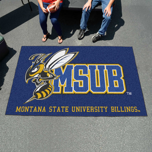 Montana State Billings Yellow Jackets Ulti-Mat Rug - 5ft. x 8ft. - Montana State Billings