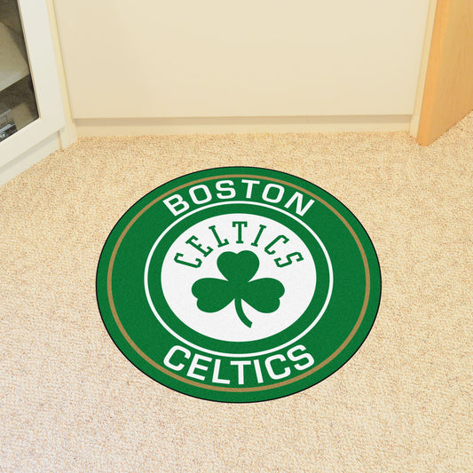 Boston Celtics Roundel Rug - 27in. Diameter - Boston Celtics