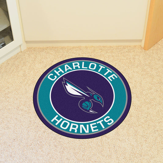 Charlotte Hornets Roundel Rug - 27in. Diameter - Charlotte Hornets