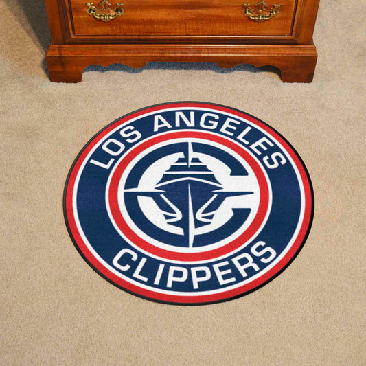 Los Angeles Clippers Roundel Rug - 27in. Diameter