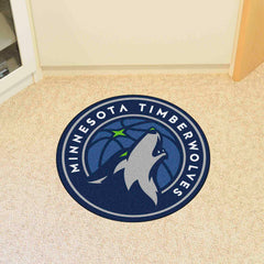 Minnesota Timberwolves Roundel Rug - 27in. Diameter