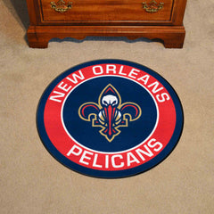 New Orleans Pelicans Roundel Rug - 27in. Diameter - New Orleans Pelicans