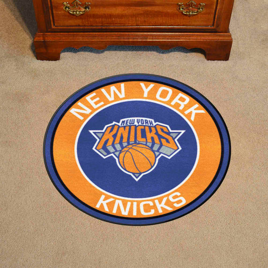 New York Knicks Roundel Rug - 27in. Diameter