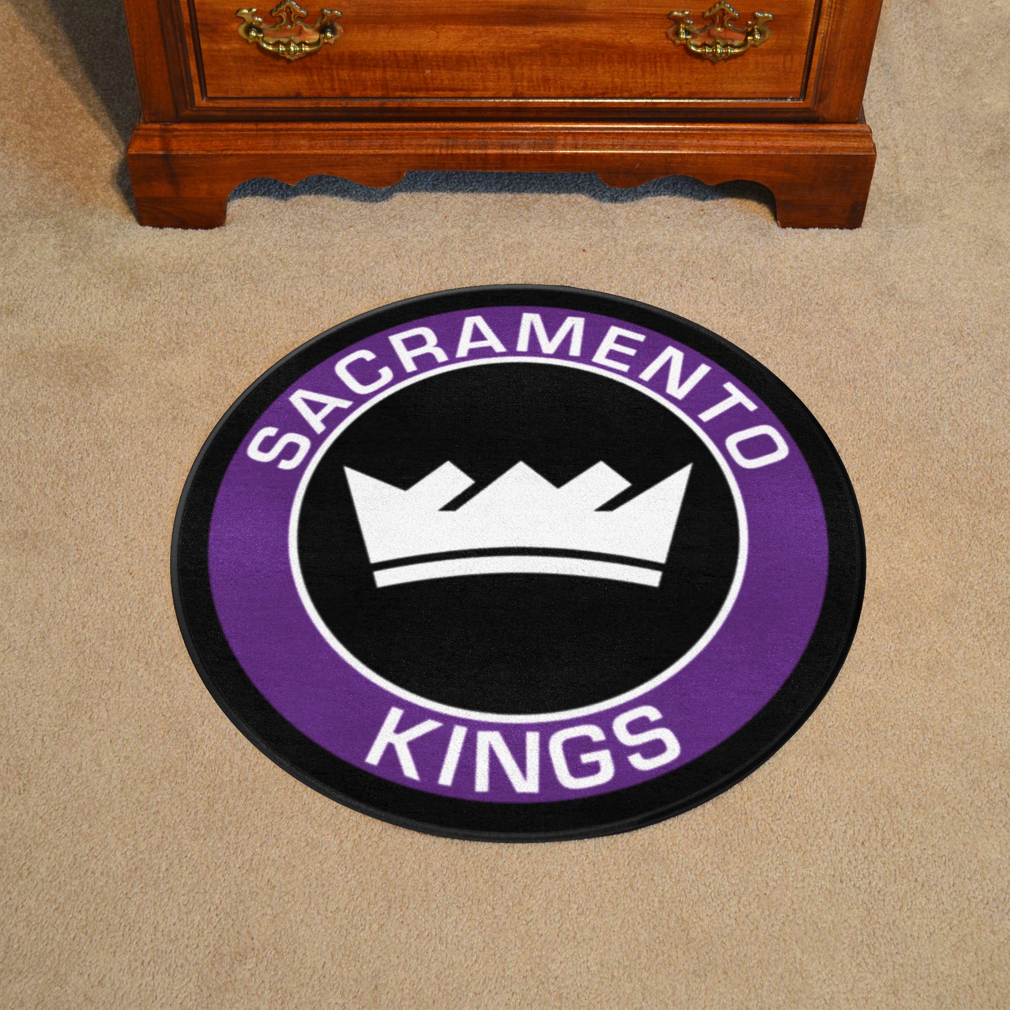 Sacramento Kings Roundel Rug - 27in. Diameter