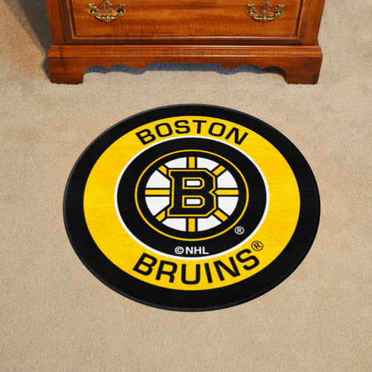 Boston Bruins Roundel Rug - 27in. Diameter