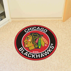 Chicago Blackhawks Roundel Rug - 27in. Diameter