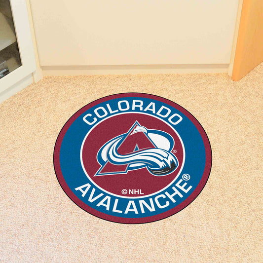 Colorado Avalanche Roundel Rug - 27in. Diameter