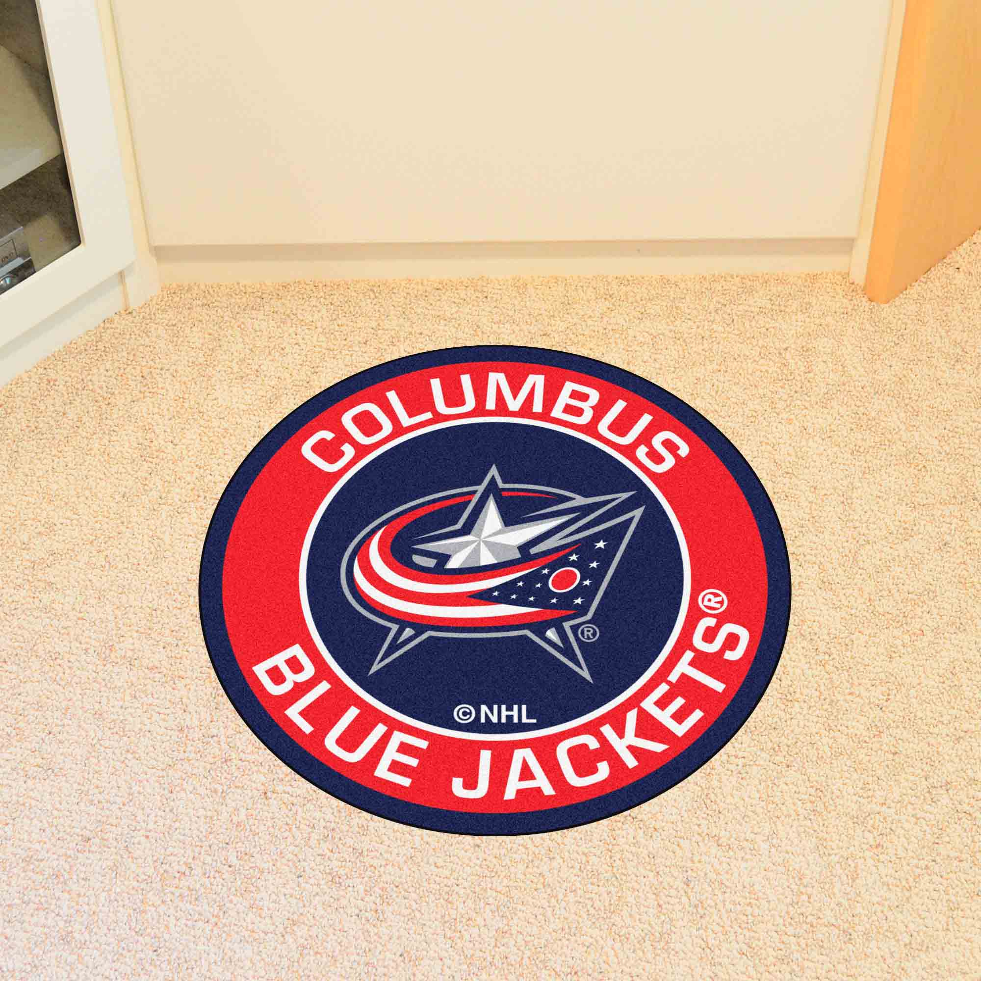 Columbus Blue Jackets Roundel Rug - 27in. Diameter