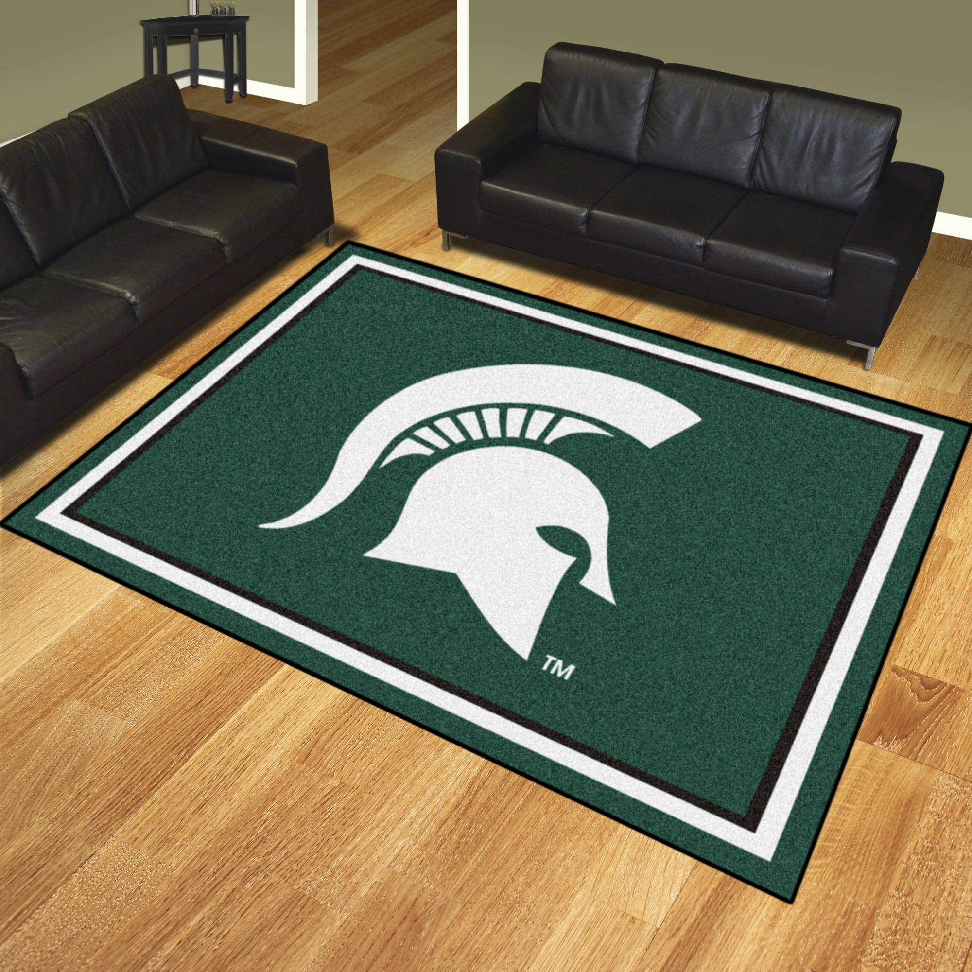 Michigan State Spartans 8ft. x 10 ft. Plush Area Rug