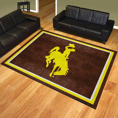 Wyoming Cowboys 8ft. x 10 ft. Plush Area Rug