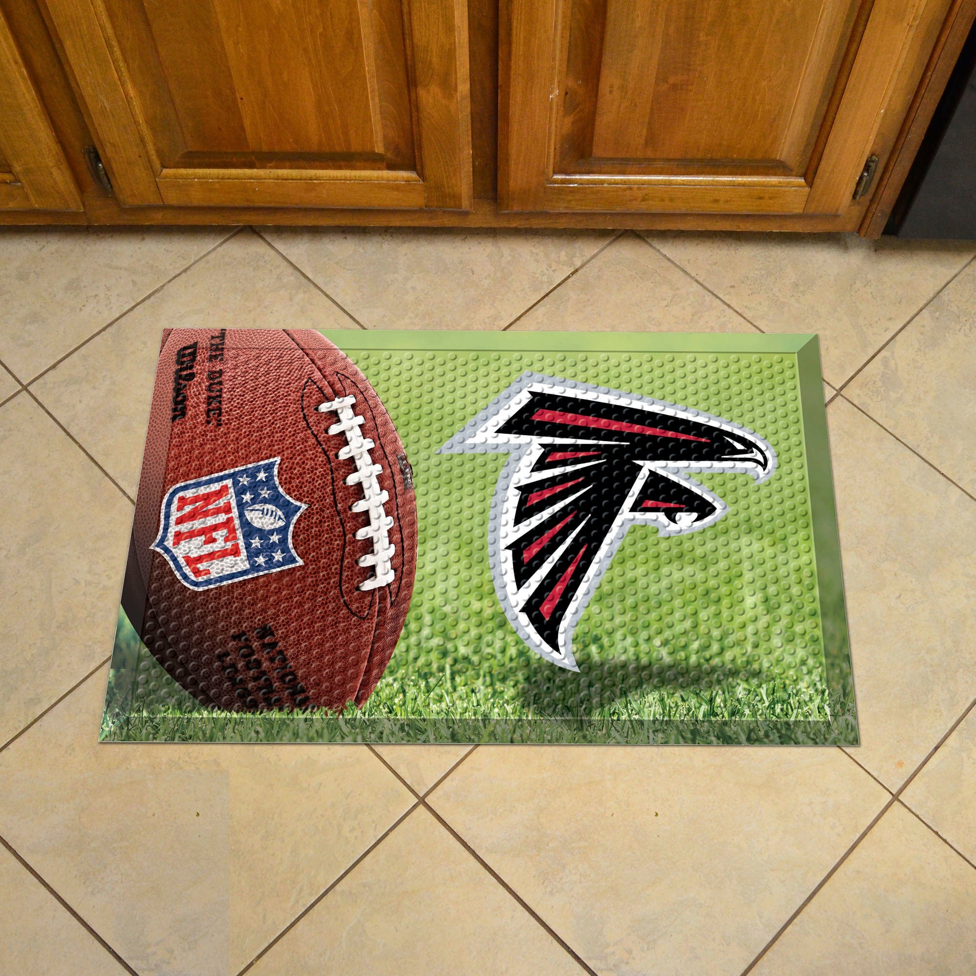 Atlanta Falcons Rubber Scraper Door Mat - Atlanta Falcons