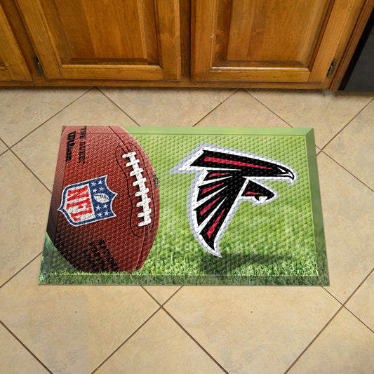 Atlanta Falcons Rubber Scraper Door Mat - Atlanta Falcons