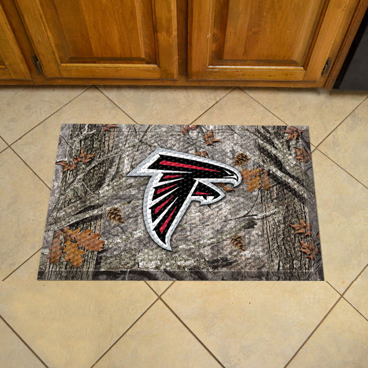 Atlanta Falcons Rubber Scraper Door Mat Camo