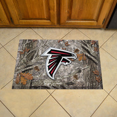 Atlanta Falcons Rubber Scraper Door Mat Camo